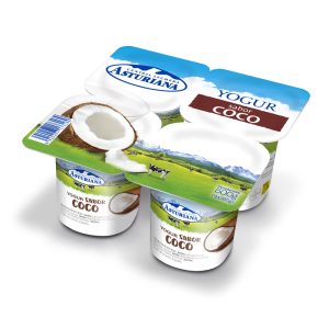 YOGUR ASTURIANA SABOR COCO PACK*4