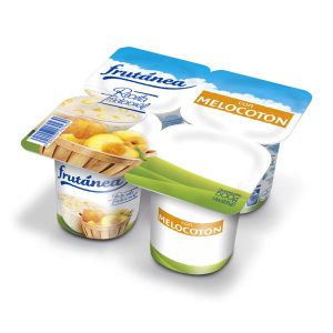 YOGUR ASTURIANA DESNATADO CON MELOCOTON PACK*4