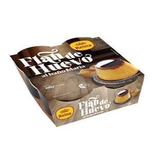 Flan de huevo al baño María