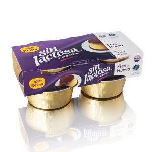 Flan de huevo sin lactosa