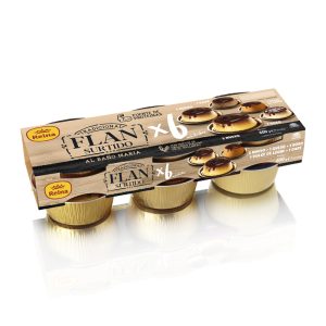 Flan de huevo surtido