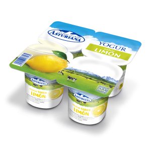 YOGUR ASTURIANA SABOR LIMON PACK*4
