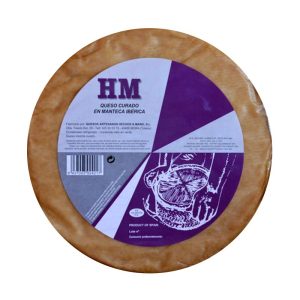 Queso artesano curado en manteca ibérica