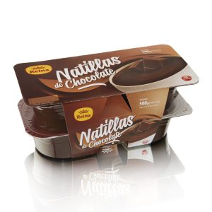 Natillas de chocolate
