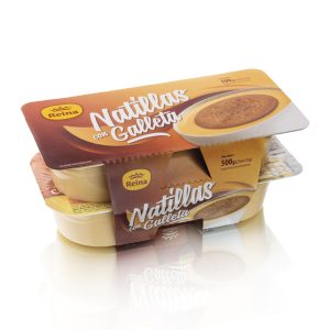 Natillas con galleta