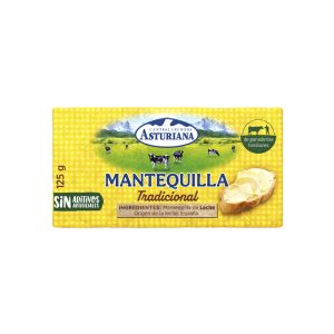MANTEQUILLA ASTURIANA PASTILLA 125GR.
