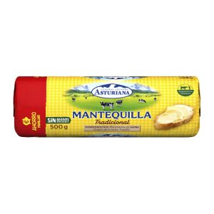 MANTEQUILLA ASTURIANA RULO 500GR.