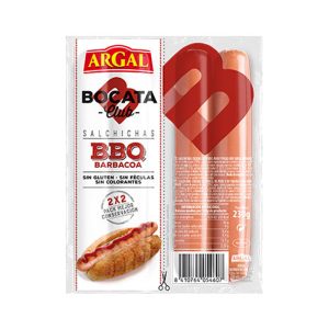 SALCHICHAS BOCATA ARGAL BARBACOA