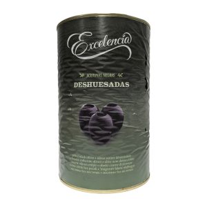 ACEITUNAS NEGRAS SIN HUESO 4KG.