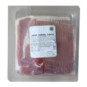 JAMÓN SERRANO DE BODEGA EN LONCHAS ALBE 500GR.