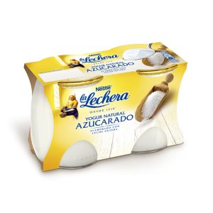 Yogur natural azucarado x2