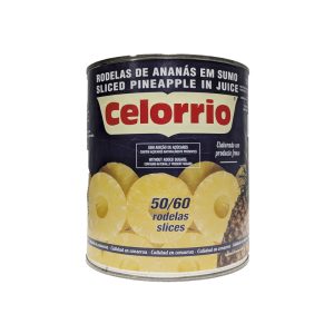 PIÑA EN SU JUGO EN RODAJAS 50/60 CELORRIO 3KG.