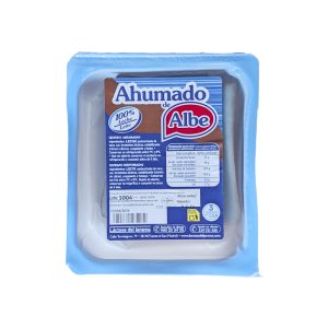 queso ahumado lonchas albe 400gr.