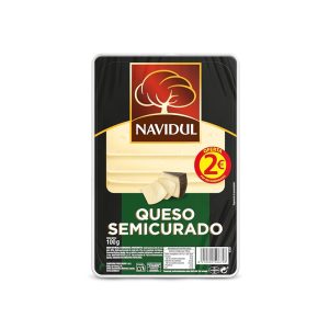 Queso semicurado en lonchas Navidul