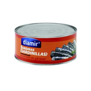 SARDINILLAS EN ACEITE DE GIRASOL DIAMIR 1KG.
