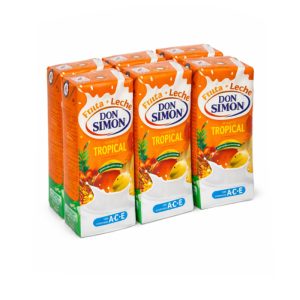 Fruta+leche Tropical Don Simón 200ml.