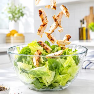 Tiras de pollo asadas 1kg.